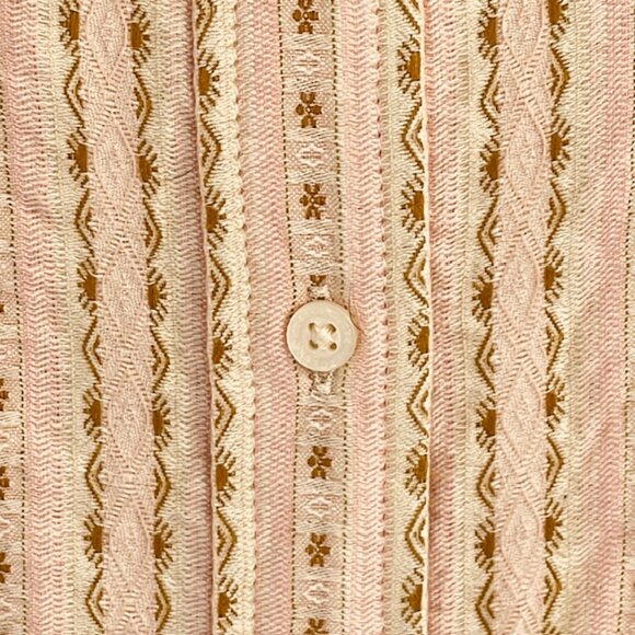 Lauren Ralph Lauren Western Floral Jacquard Cotton Long Sleeve Shirt Large - Picture 8 of 15